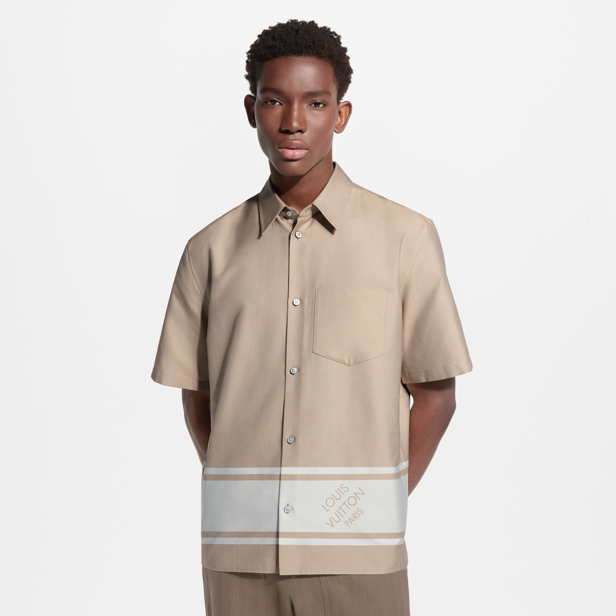 Jacquard Short-Sleeved Shirt - Ready-to-Wear | LOUIS VUITTON